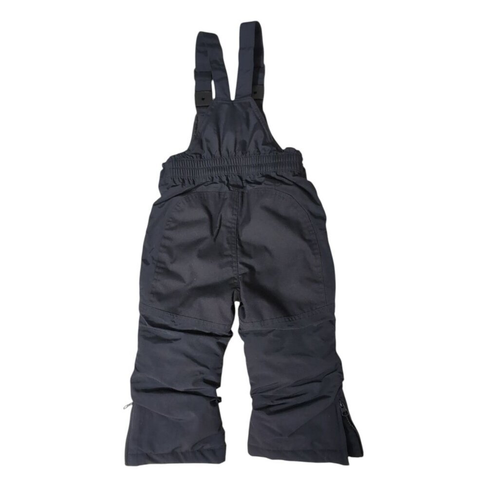 Lands End Snow Bibs‎ Kids Size 2 Squall Waterproof Insulated Iron Knee Overalls - Picture 2 of 11